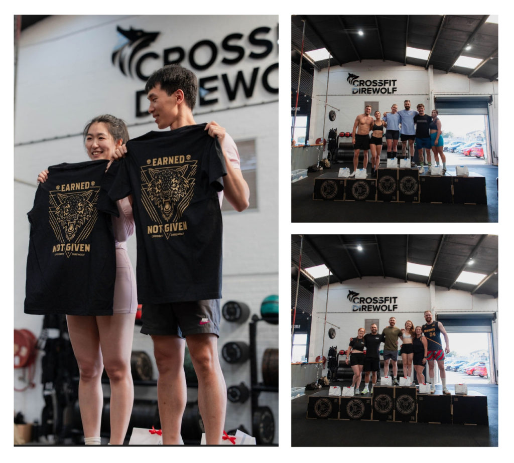 crossfoit direwolf mixed pairs throwdown podiums and spirit of the games